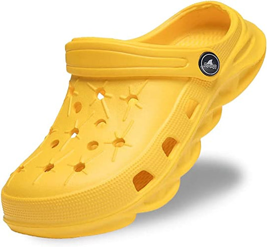 Unisex Toddler Clogs Breathable Non-Slip Kids Clogs Garden High Elasticity Kids Crocs