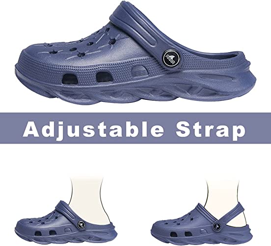 Unisex Toddler Clogs Breathable Non-Slip Kids Clogs Garden High Elasticity Kids Crocs