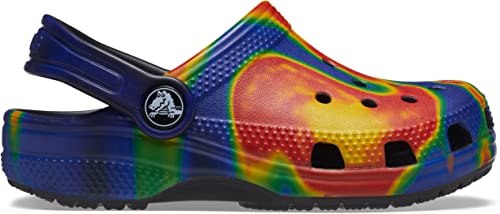 Unisex-Child Multi Color Classic Tie Dye Clogs (Toddler)