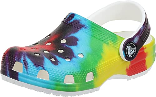 Multi Shade Kids' Classic Tie Dye Clog