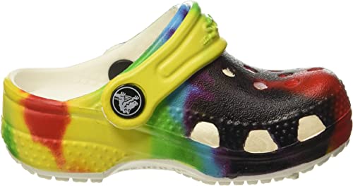 Multi Shade Kids' Classic Tie Dye Clog
