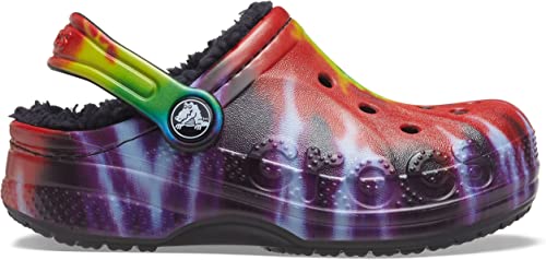 Multi Shade Lined Clog | Warm and Fuzzy Slippers for Kids