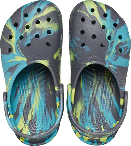 Unisex-Child Kids' Classic Marbled Tie Dye Clog