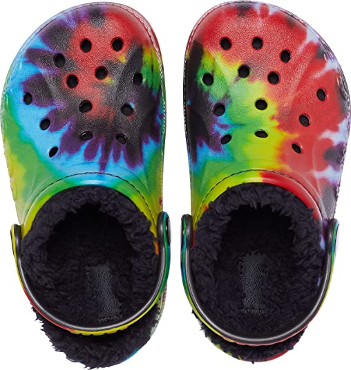 Multi Shade Lined Clog | Warm and Fuzzy Slippers for Kids