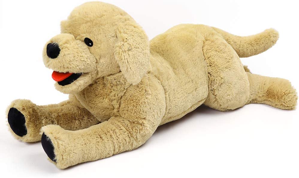 21'' Dog Stuffed Animals Plush, Soft Cuddly Golden Retriever Plush Toys,
